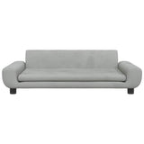 Vidaxl hondenmand 100x54x33 cm fluweel lichtgrijs - afbeelding 3
