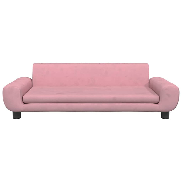 Vidaxl hondenmand 100x54x33 cm fluweel roze