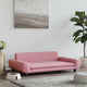 Vidaxl hondenmand 100x54x33 cm fluweel roze