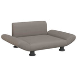 Vidaxl hondenmand 70x45x28 cm stof taupe - afbeelding 2