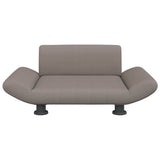 Vidaxl hondenmand 70x45x28 cm stof taupe - afbeelding 3