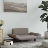Vidaxl hondenmand 70x45x28 cm stof taupe - afbeelding 1