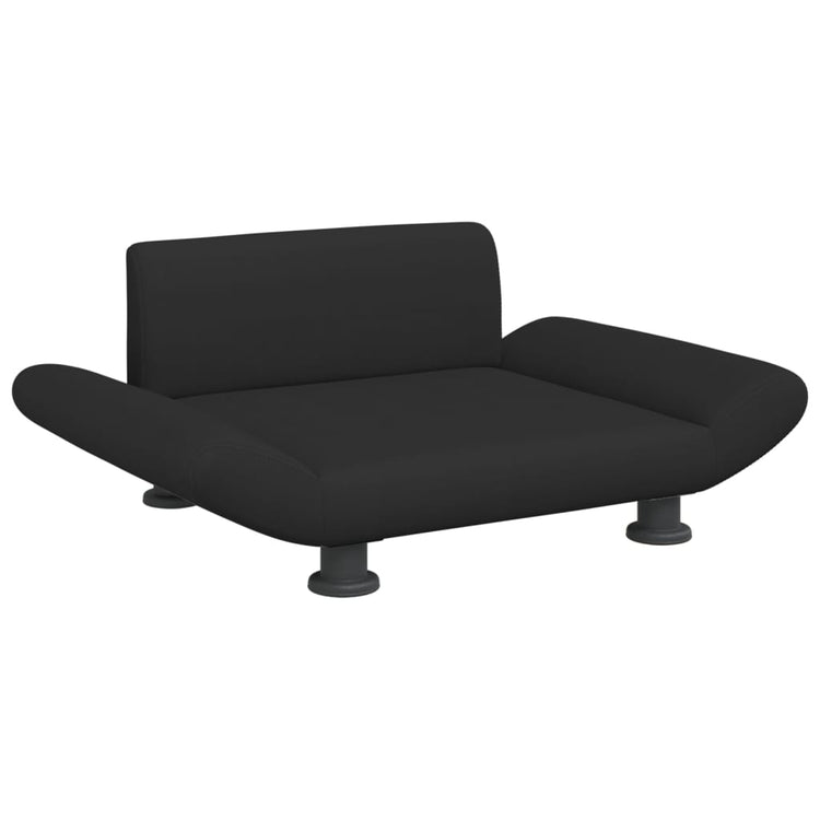 Vidaxl hondenmand 70x45x28 cm stof zwart