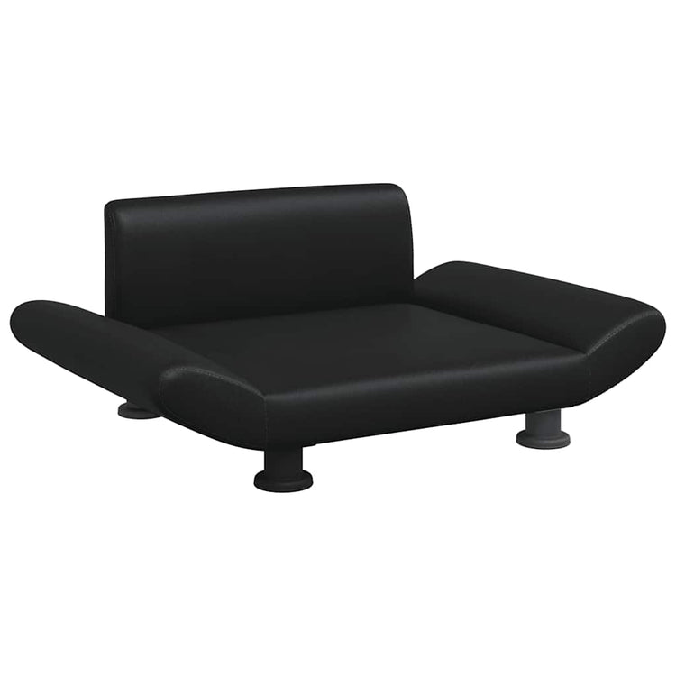 Vidaxl hondenmand 70x45x28 cm kunstleer zwart