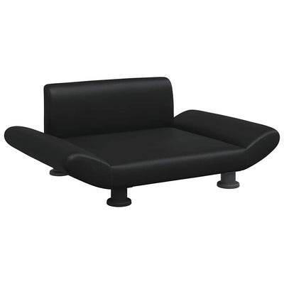 Vidaxl hondenmand 70x45x28 cm kunstleer zwart