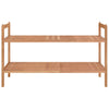 Vidaxl schoenenrek 69x27x41 cm massief walnotenhout