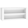 Vidaxl schoenenrek 100x35x45 cm bewerkt hout wit
