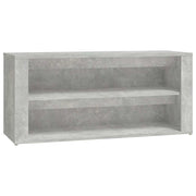 Vidaxl schoenenrek 100x35x45 cm bewerkt hout betongrijs - afbeelding 2