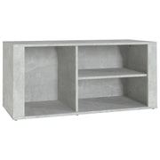 Vidaxl schoenenkast 100x35x45 cm bewerkt hout betongrijs - afbeelding 2