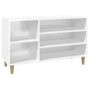 Vidaxl schoenenkast 102x36x60 cm bewerkt hout hoogglans wit - afbeelding 2