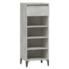 Vidaxl schoenenkast 40x36x105 cm bewerkt hout betongrijs