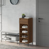 Vidaxl schoenenrek 40x36x105 cm bewerkt hout bruin eikenkleur