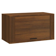 Vidaxl wandschoenenkast 70x35x38 cm massief grenenhout bruineiken - afbeelding 2