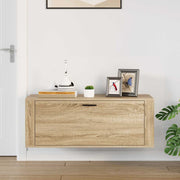 Vidaxl wandschoenenkast 100x35x38 cm bewerkt hout sonoma eiken - afbeelding 3