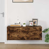Vidaxl schoenenkast wandgemonteerd 100x35x38 cm bewerkt hout eiken