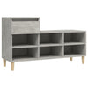 Vidaxl schoenenkast 102x36x60 cm bewerkt hout betongrijs