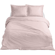 Ten cate katoen satijnen eenpersoons dekbedovertrek 140x200 220 cm blush roze - afbeelding 1