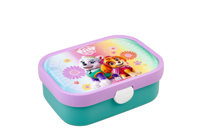 Mepal lunchbox campus - 750 ml - broodtrommel met vakjes voor kinderen - geschikt voor 4 boterhammen - paw patrol girls