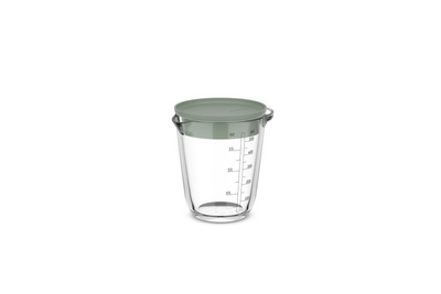 Mepal glas maatbeker chef it 500ml met deksel - nordic sage
