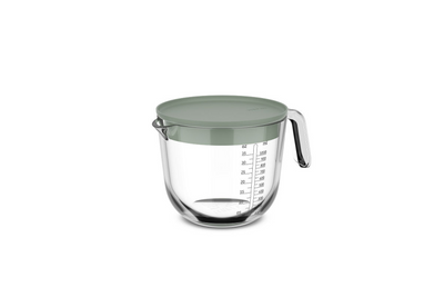 Mepal glas maatbeker chef it 1000ml met deksel - nordic sage
