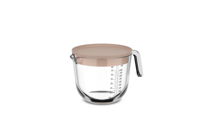 Mepal glas maatbeker chef it 1000ml met deksel - chalk