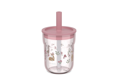 Mepal kinderglas mio 250ml met rietje - fairy garden