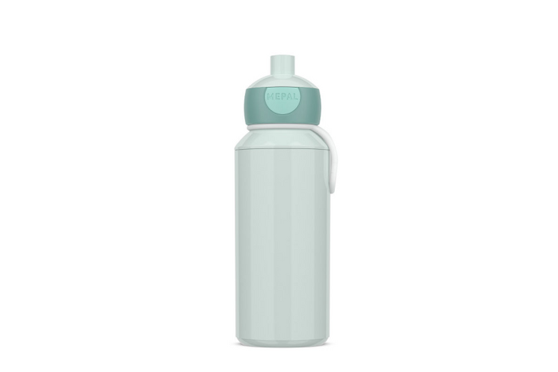 Mepal pop-up drinkfles campus - 400 ml - sluit goed af - drinkbeker voor kinderen - cool mint
