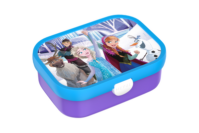 Mepal lunchbox campus - 750 ml - broodtrommel met vakjes voor kinderen - geschikt voor 4 boterhammen - frozen friends