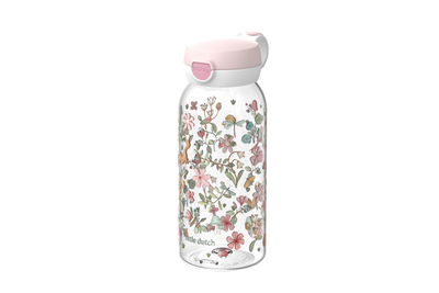 Mepal drinkfles met flipdop campus - 600 ml - waterfles kinderen - lekdicht - hygiënische deksel - fairy wonders