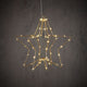 Overige merken ster hangend 60 leds warm wit 32x30 cm goud
