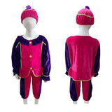 Sinterklaas verkleedset pietenpak paars-roze 3-5 jaar - afbeelding 1