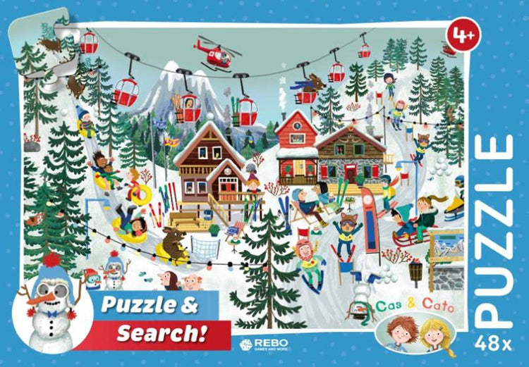 Rebo puzzel 48 stukjes - cas cato wint