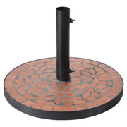 Progarden parasolvoet met terra-design mosaic zwart en oranje - afbeelding 2