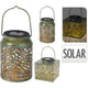 Excellent houseware solar lantaarn metaal 2 verschillende uitvoeringen