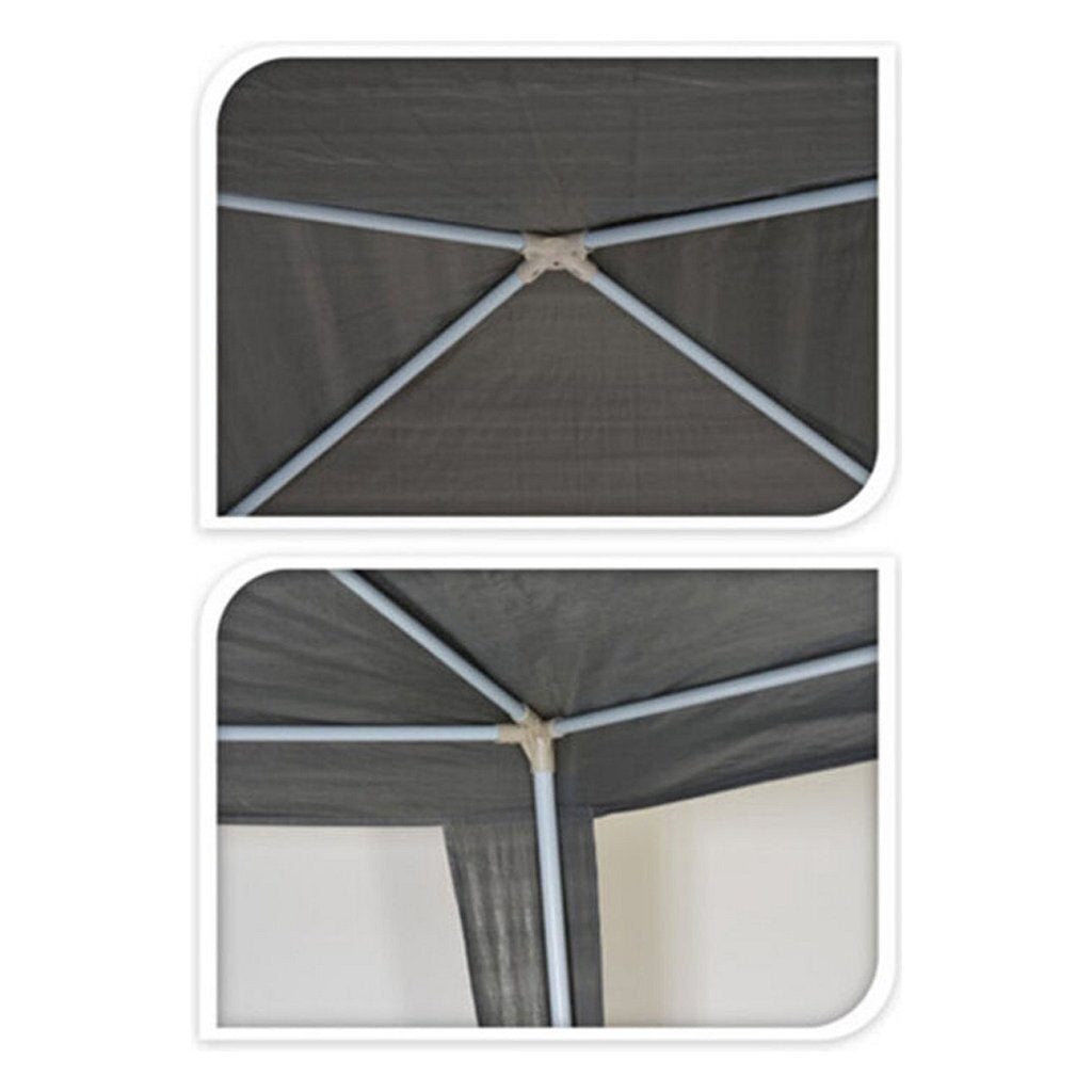 Pro garden partytent 300x300x245 cm grijs