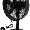 Excellent electrics tafelventilator 3 snelheden 40 w 35x27x57 cm zwart