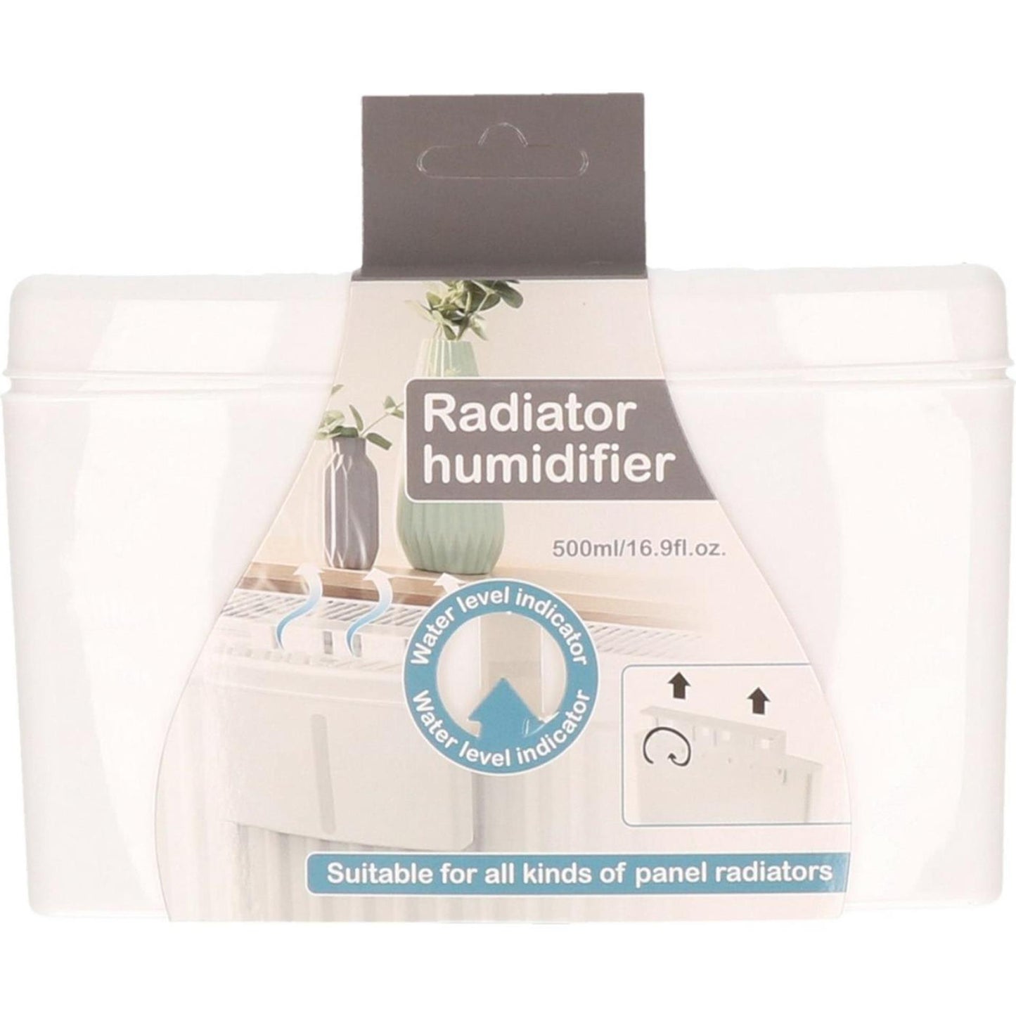 Waterverdamper kunststof 500ml 13x4x21cm