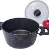 Excellent houseware braadpan met glazen deksel 2.7l