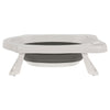 Bathroom solutions babybadje inklapbaar wit en grijs