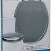 Bathroom solutions toiletbril 45x37.5 cm zilver mdf