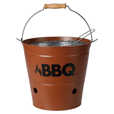 ProGarden ProGarden Barbecue emmer BBQ 26 cm donkeroranje