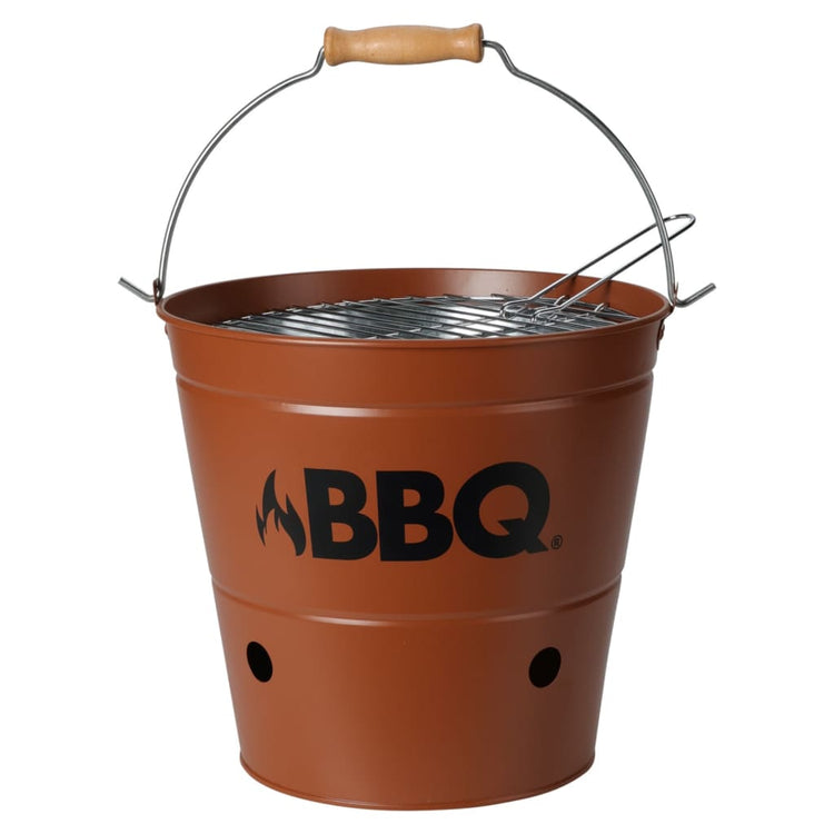 ProGarden ProGarden Barbecue emmer BBQ 26 cm donkeroranje