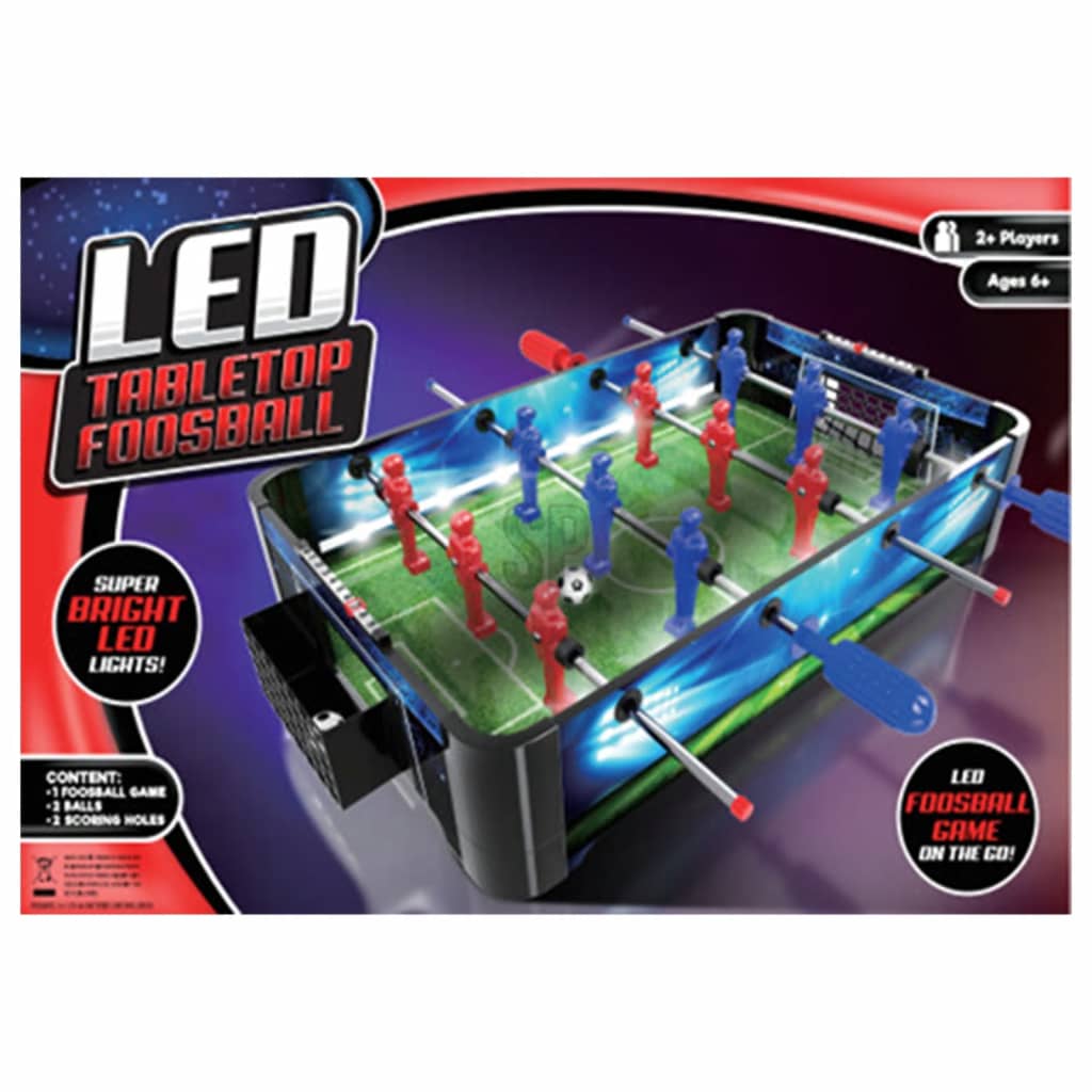 Tender Toys Tender Toys Voetbaltafel met LED-verlichting 48,5x30x8,5 cm