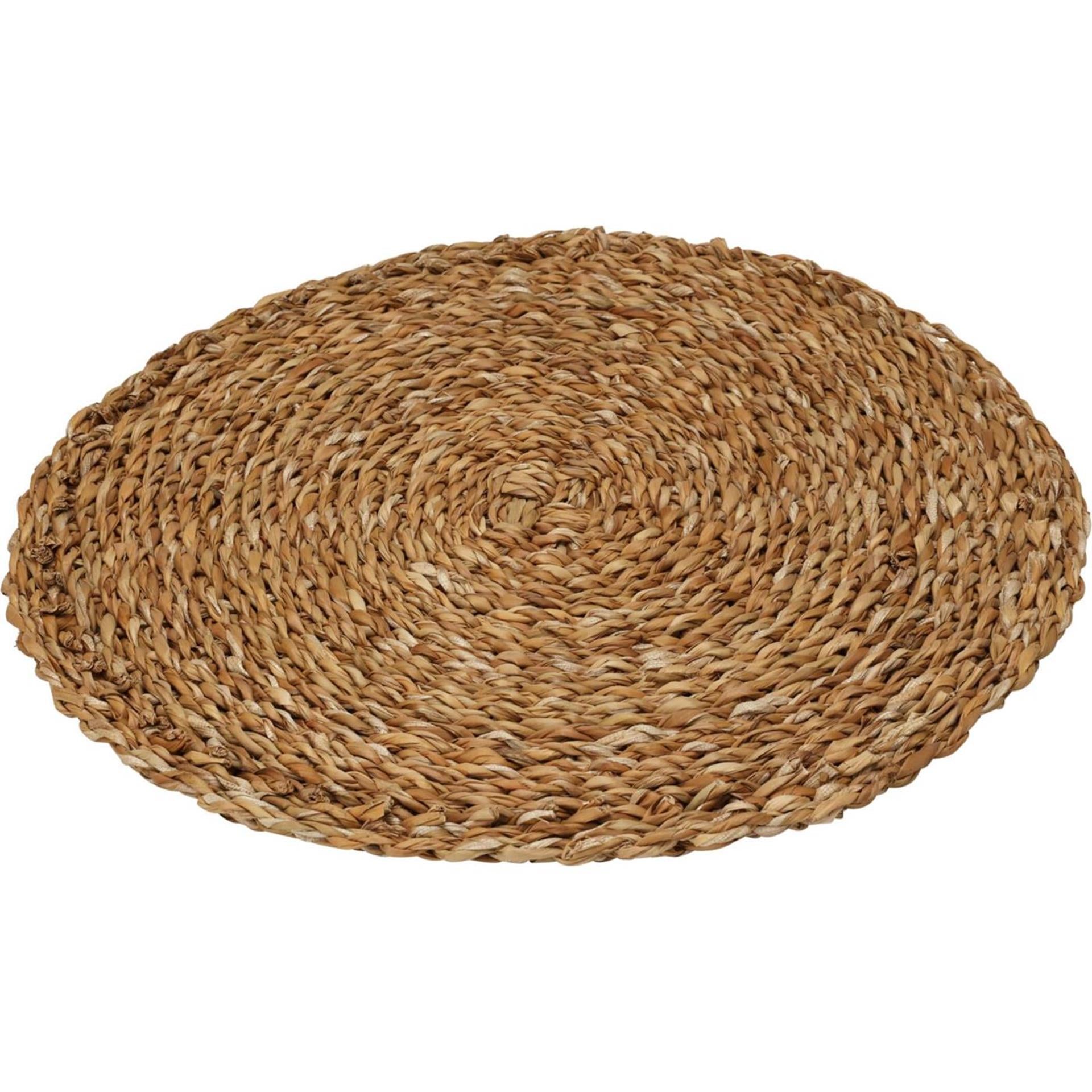 Home styling placemat rond 37x37x1cm placemat rond ã˜37cm naturel
