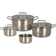 Excellent houseware pannenset 7-delig rvs