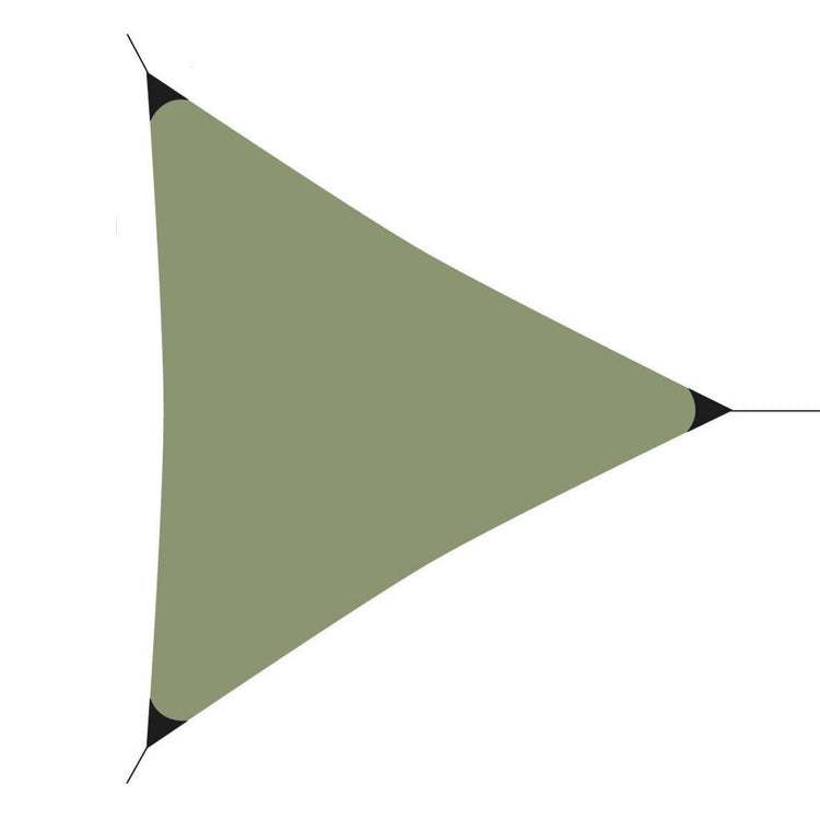 Overige merken schaduwdoek 300x300x300 cm groen