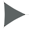 Overige merken schaduwdoek 360x360x360 cm grijs