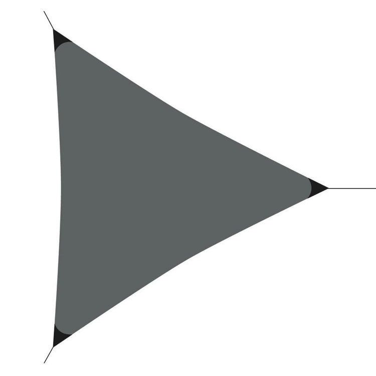 Overige merken schaduwdoek 360x360x360 cm grijs