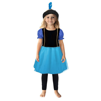 Overige merken pietenjurk 110-116 paars blauw