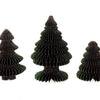 Hbx natural living kerstboom papier foldy 3-delig groen